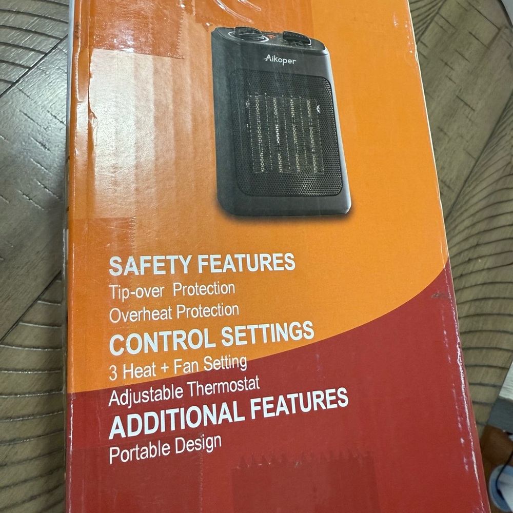 Aikoper Portable Heater with Safety Features